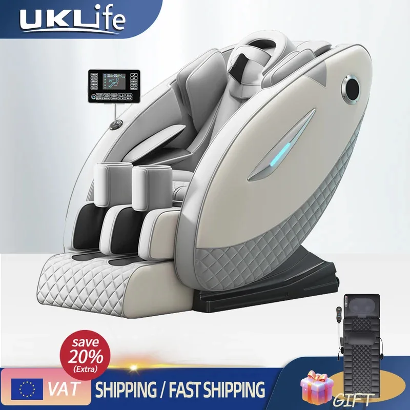 

2026 Home Use 4D Heating Massage Chair Multi-Functional Full-Body Airbag Envelopment Zero-Gravity 3D Massage Office Sofa