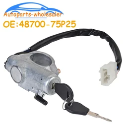 Ignition Starter Switch With Keys 48700-75P25 4870075P25 48700-01G25 48700-01G26 For 1986-1989 Nissan D21 1990-1996 Pathfinder