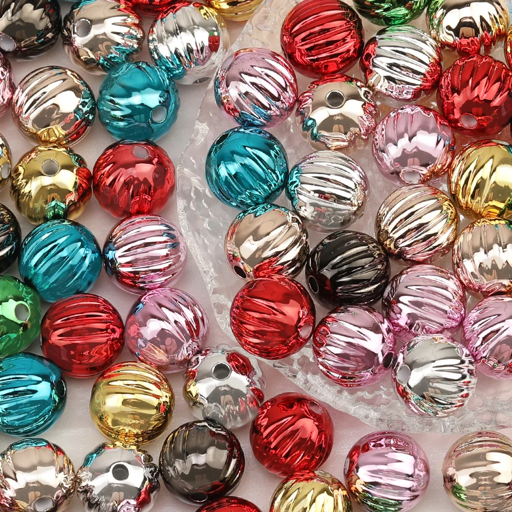 

Cordial Design 100Pcs 14*14MM DIY Beads Making/Jewelry Findings & Components/UV CCB Effect/Pumpkin Shape/Hand Made/Acrylic Beads