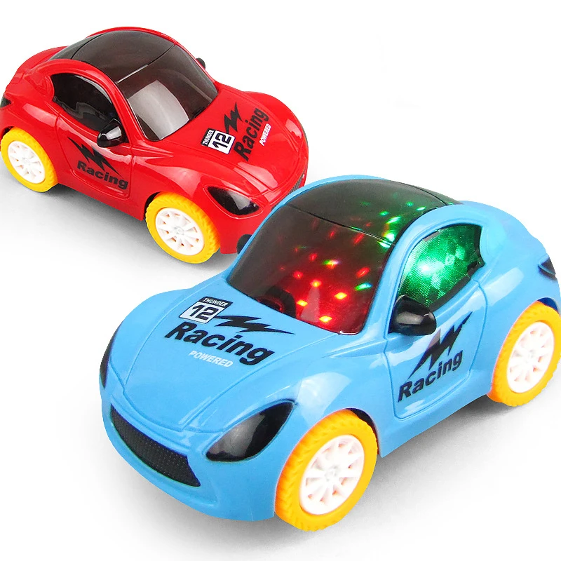 

Children's Educational 3D Light Music Mini Car Toy Flash Lighting Racing Universal Electric Children Sports Car Toy Kids Gift