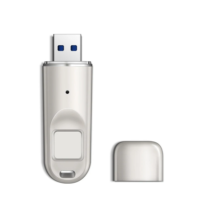 Memory Stick Flash Drive Fingerprint Encryption USB 3.0 64GB Hardware Encryption Metal Password Key Secure Pen Drive