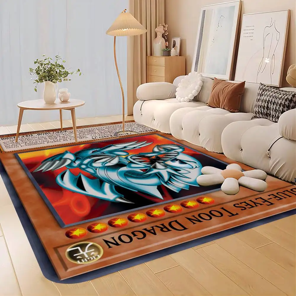 Yu-Gi-Oh MONSTER Hallway Carpet Non-Slip Laundry Room Mat Laundry Decor Balcony Child Living Room Bedside Area Rugs