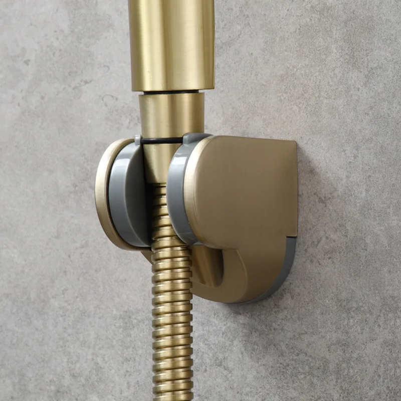 Soporte para cabezal de Ducha de baño, accesorio ajustable montado en la pared, pulverizador de mano