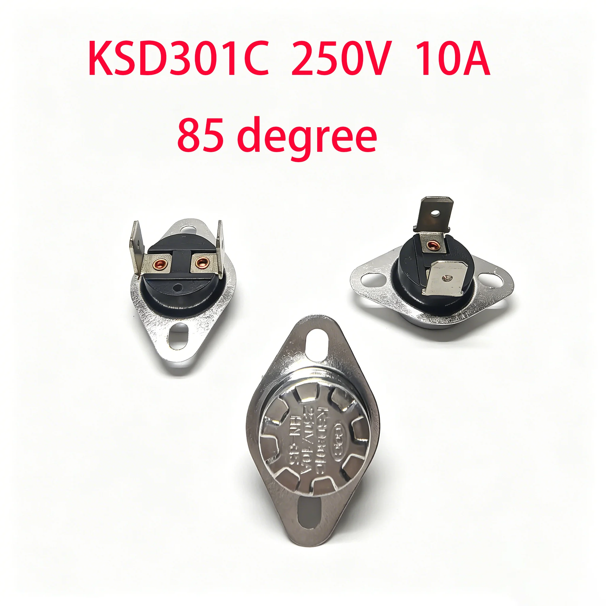Termostato KSD301 10A 250V 85/95°C Aqua - alternate angle