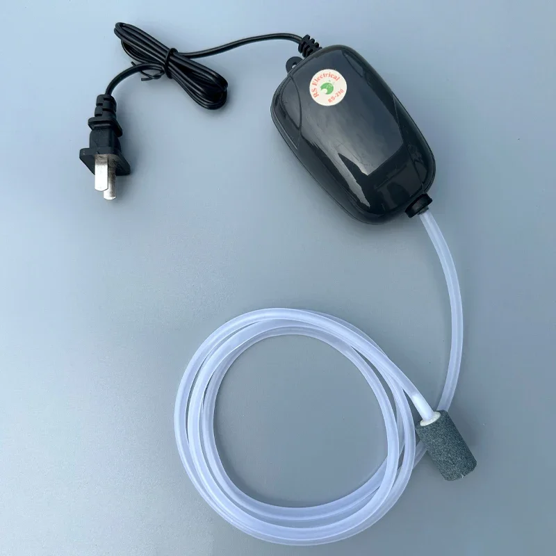 Aquarium Sauerstoff Luftpumpe Aquarium Kompressor Ultra Silent Oxygenator Blase Belüfter Tragbare Aquarium Zubehör 220V 3W 5W – Detail 2