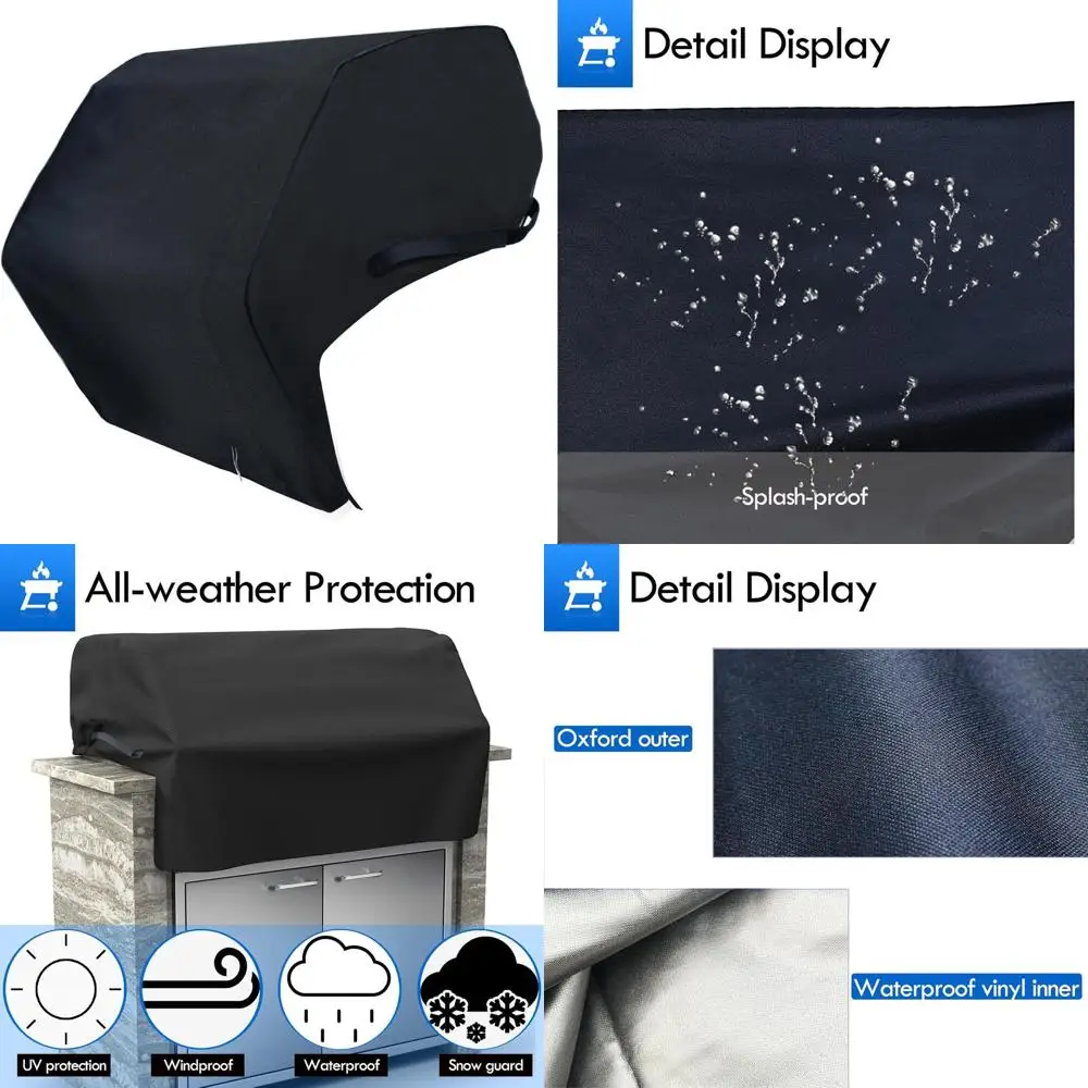 

36 Wolf, Lynx, Twin Eagles & Alfresco BBQ Cover - Heavy Duty with Adjustable Straps