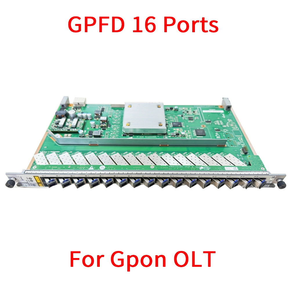 Оригинальная 16-портовая плата GPFD GPON с 16 модулями SFP класса B+/C+/C++ для MA5683T/MA5680T/MA5608T/MA5603T GPON OLT FTTH