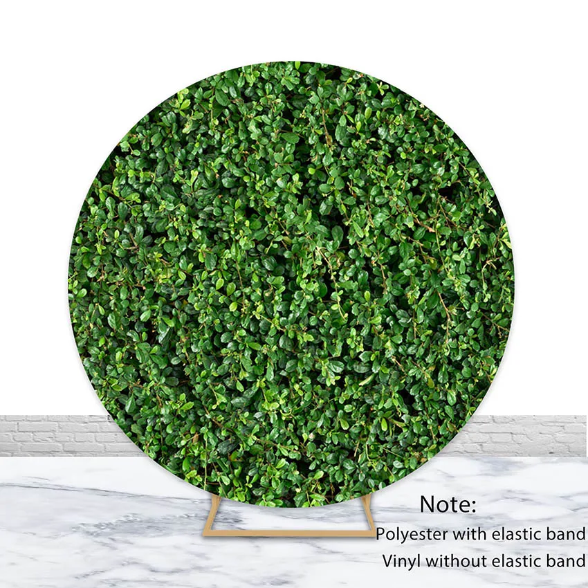 

Мехофонд фон для фотосъемки круглый Oh Baby зеленая трава листья день рождения детский душ круг крышка Декор фон для фотостудии