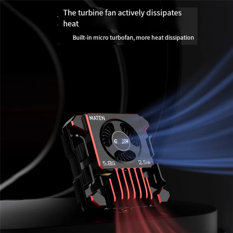 Elegante-2.5W VTX 5.8G 2.5W VTX PRO Per GEPRC 48CH Supporta la regolazione dei parametri OSD per FPV Drone a lungo raggio