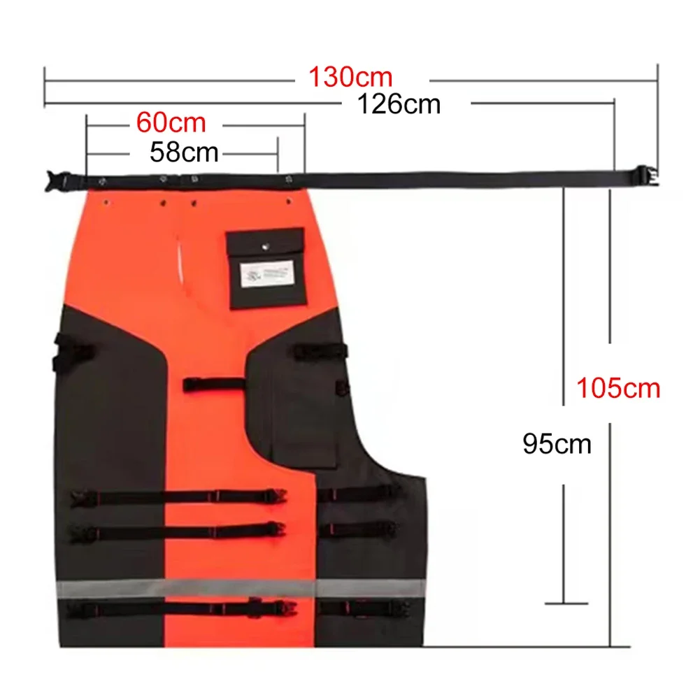 Premium 9-Layer Chainsaw Chaps Chainsaw Chaps For Cutting And Logging 9 Layers Lightweight Chainsaw Pants Adjustable Belt