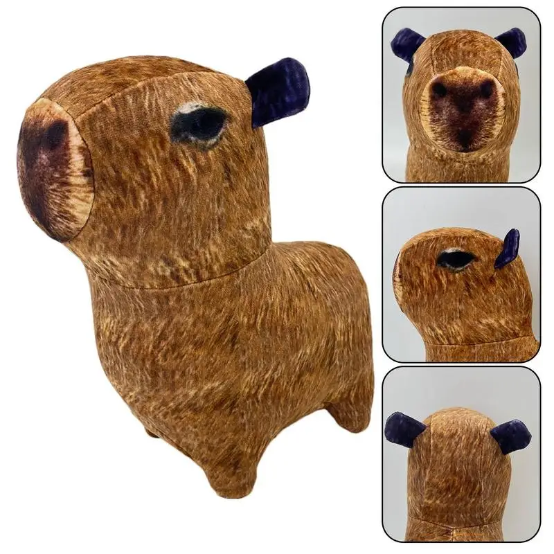 Realistische niedliche Capybara Plüsch tier weiches und bequemes Stofftier Plüsch tier umarmbar Wurf kissen Puppe Spielzeug Geschenk für Kinder