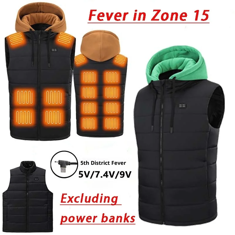

2025 New Model Intelligent Heating Jacket Winter Warm Motorcycle Vest Unisex Motorbike Equipment Street Gear Protective Clothing