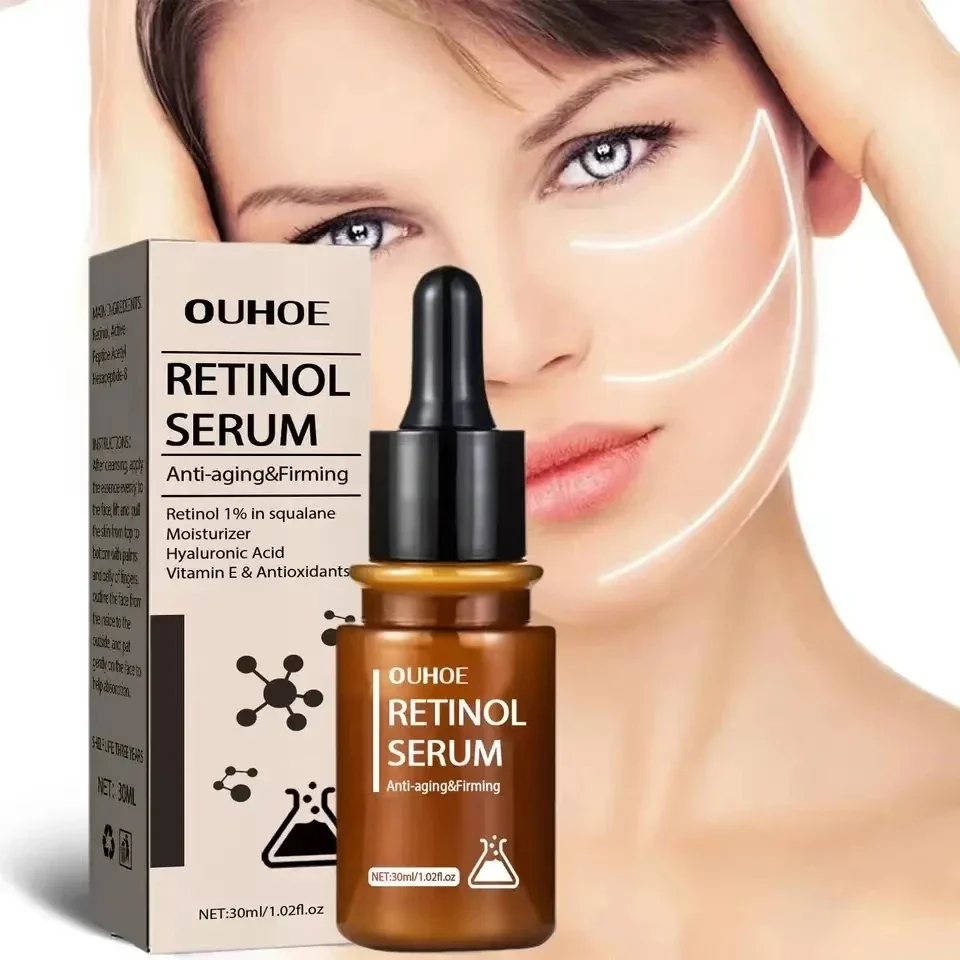 VIBRANT GLAMOUR Retinol Serum Moisturizing  Facial Care 30ML 10PCS