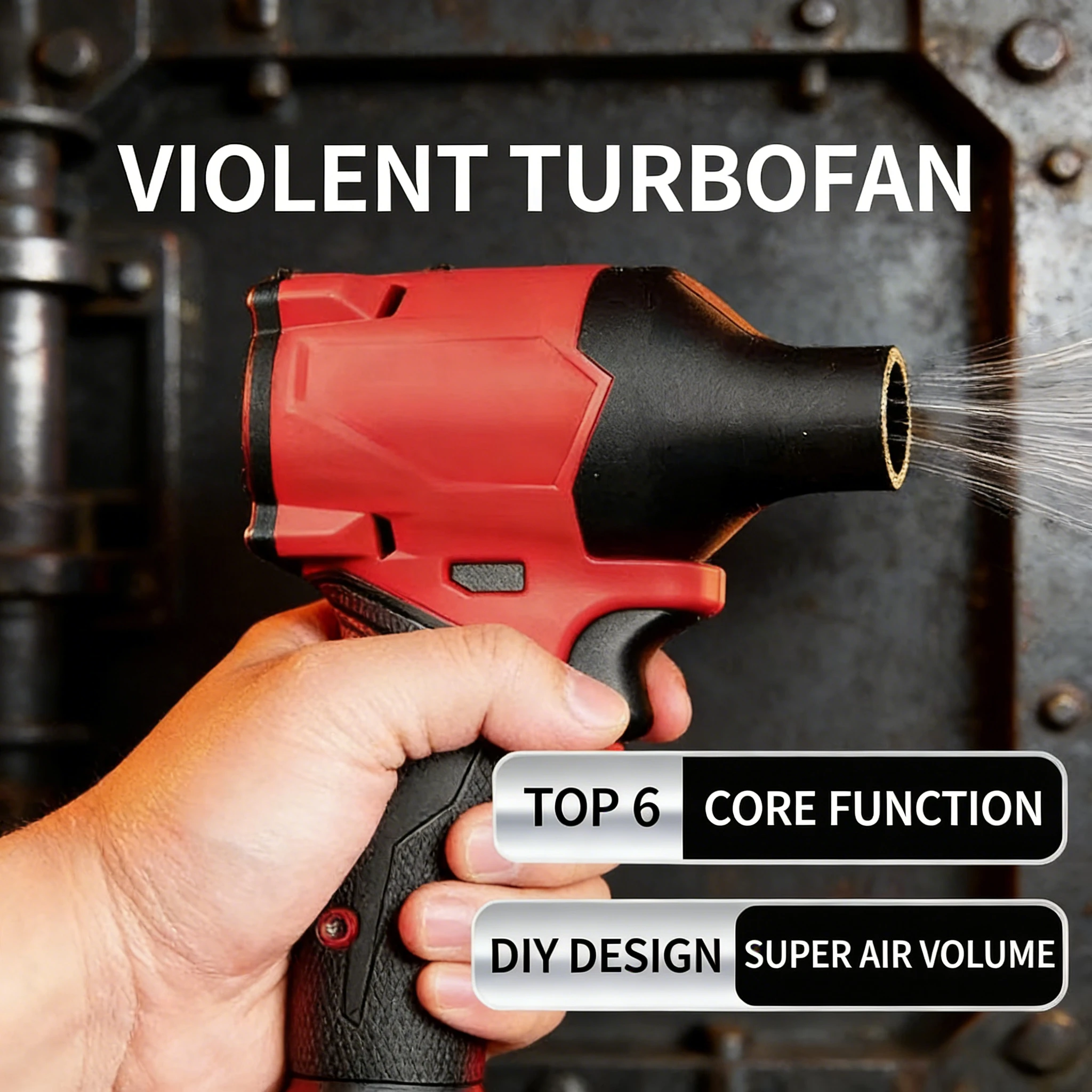 

Турбовентилятор Turbojet XL для Milwaukee, 140 000 об/мин, многофункциональный, мощный, миниатюрный, для мойки автомобилей, с аккумулятором и зарядным устройством