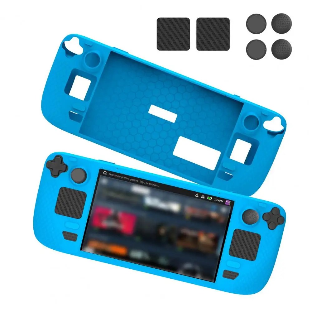 Silicone Case 1 Set Compact Comfortable Grip Game Accessories  Soft Game Console Storage Case