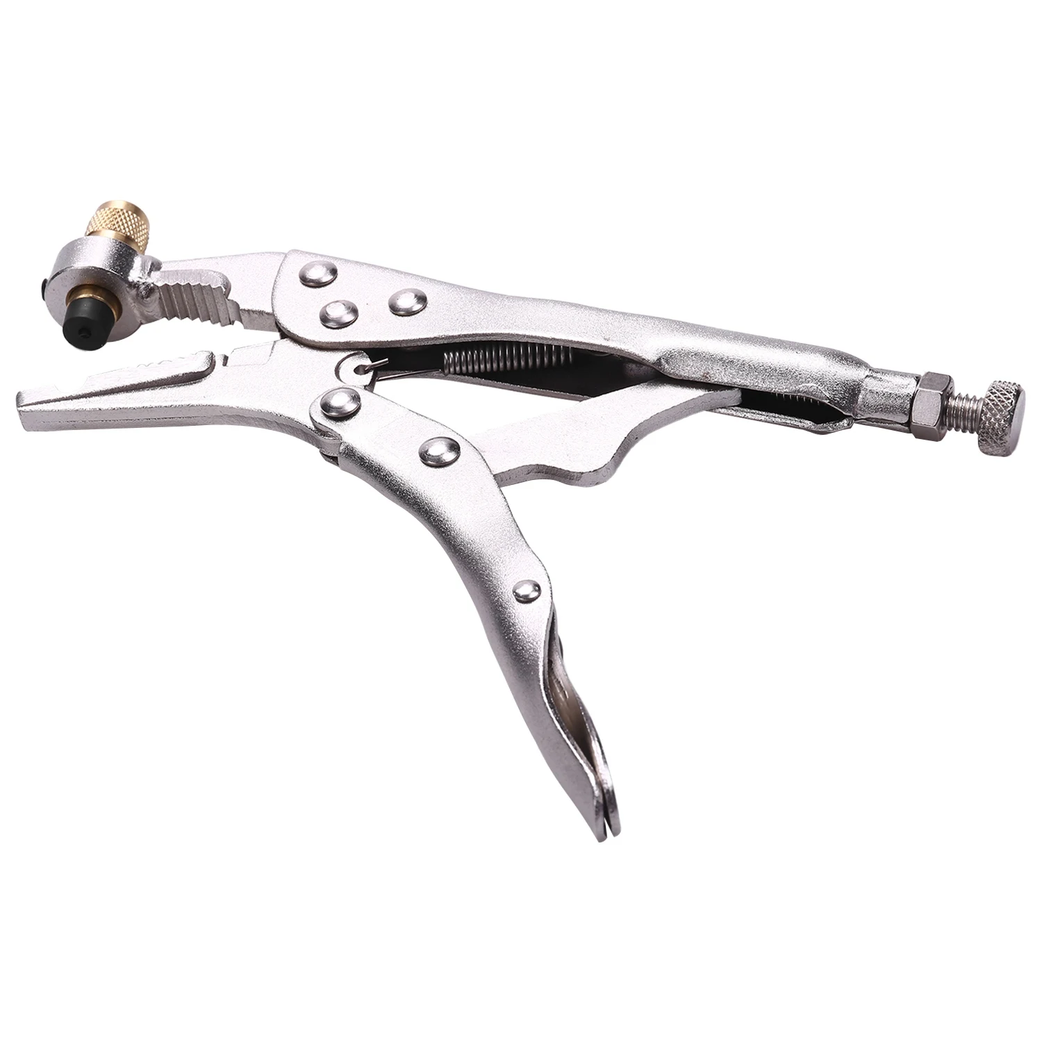 Tools Air Conditioner Refrigerant Recovery Refrigeration Tube Steel Locking Plier Hand Tool