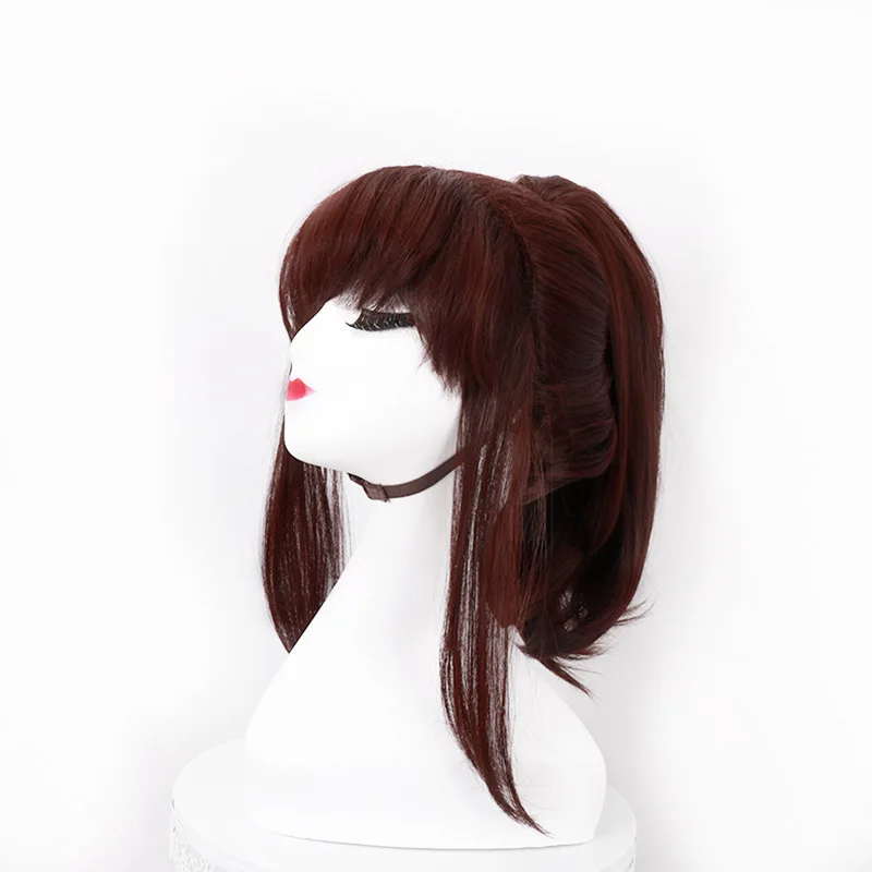 Ataque ao titã sasha braus vermelho marrom anime peruca cosplay