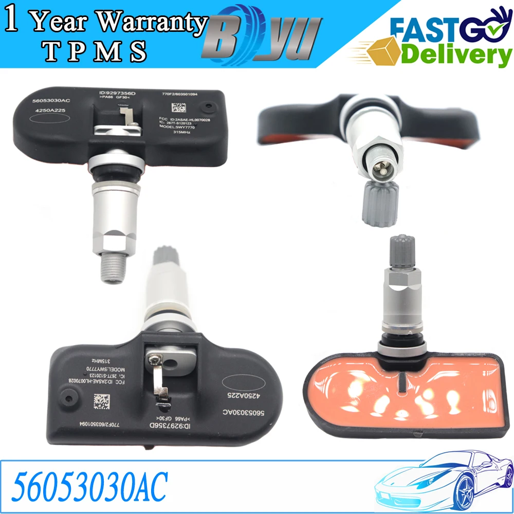 

Car New TPMS Tire Pressure Monitor Sensor 56053030AC 315MHz For Chrysler 200 2012-2014 Town & Country 2006-2007 Dodge Avenger