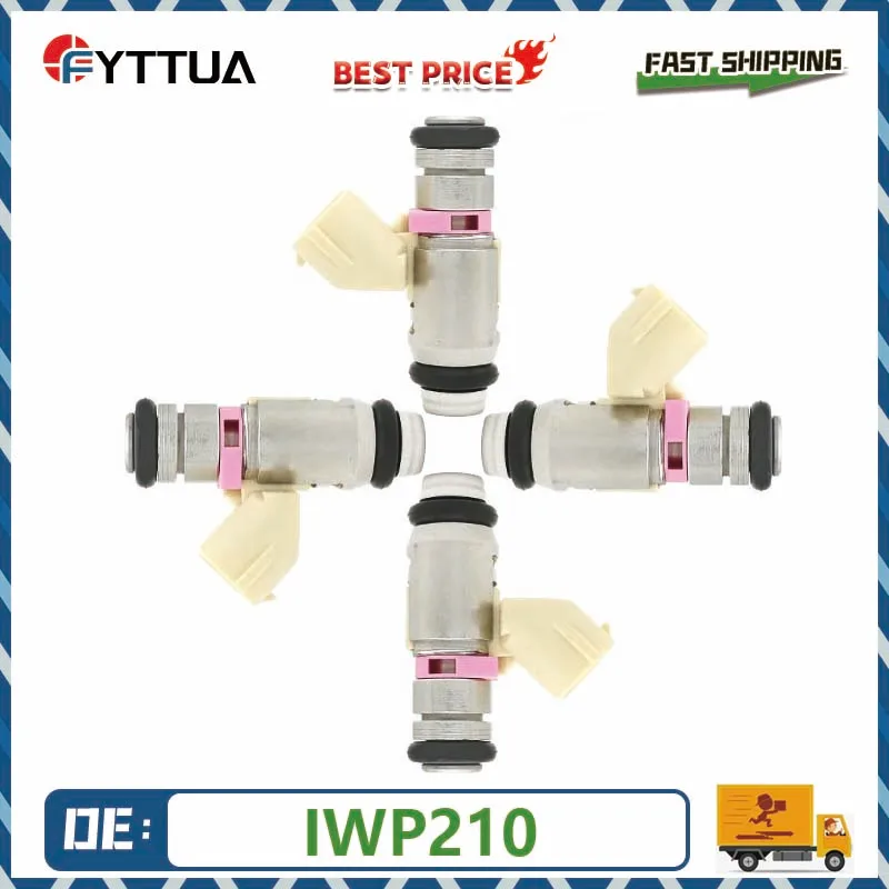 

4 pcs fuel Injector IWP210 IWP-210 For Citroen C3 C4 Pallas Picasso Peugeot 206 Renault 1.4 8v Flex 1984H3