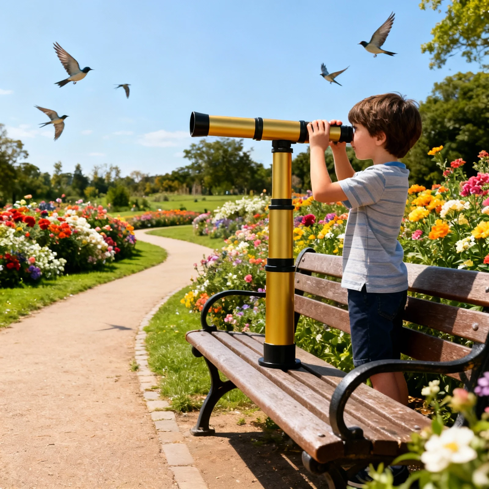 

Single-Tube Retractable Telescope Durable Plastic Science Experiment Telescope for Playing Exploring Nature Outdoors