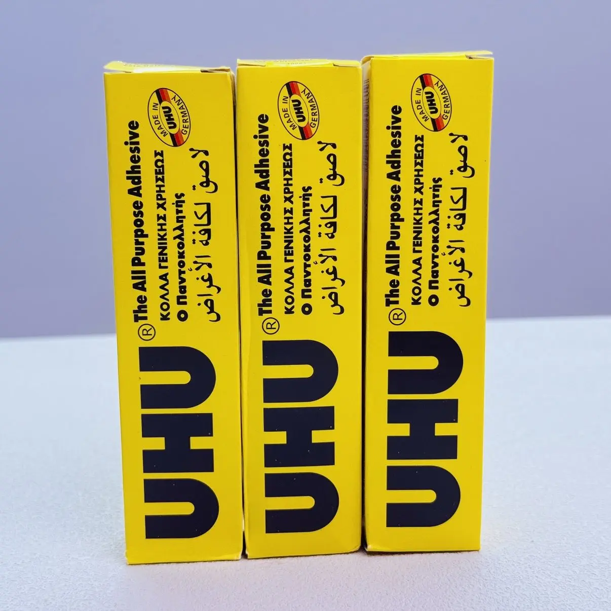 UHU All Purpose Adhesive 35 ML Tube (Pack of 3) Transparent