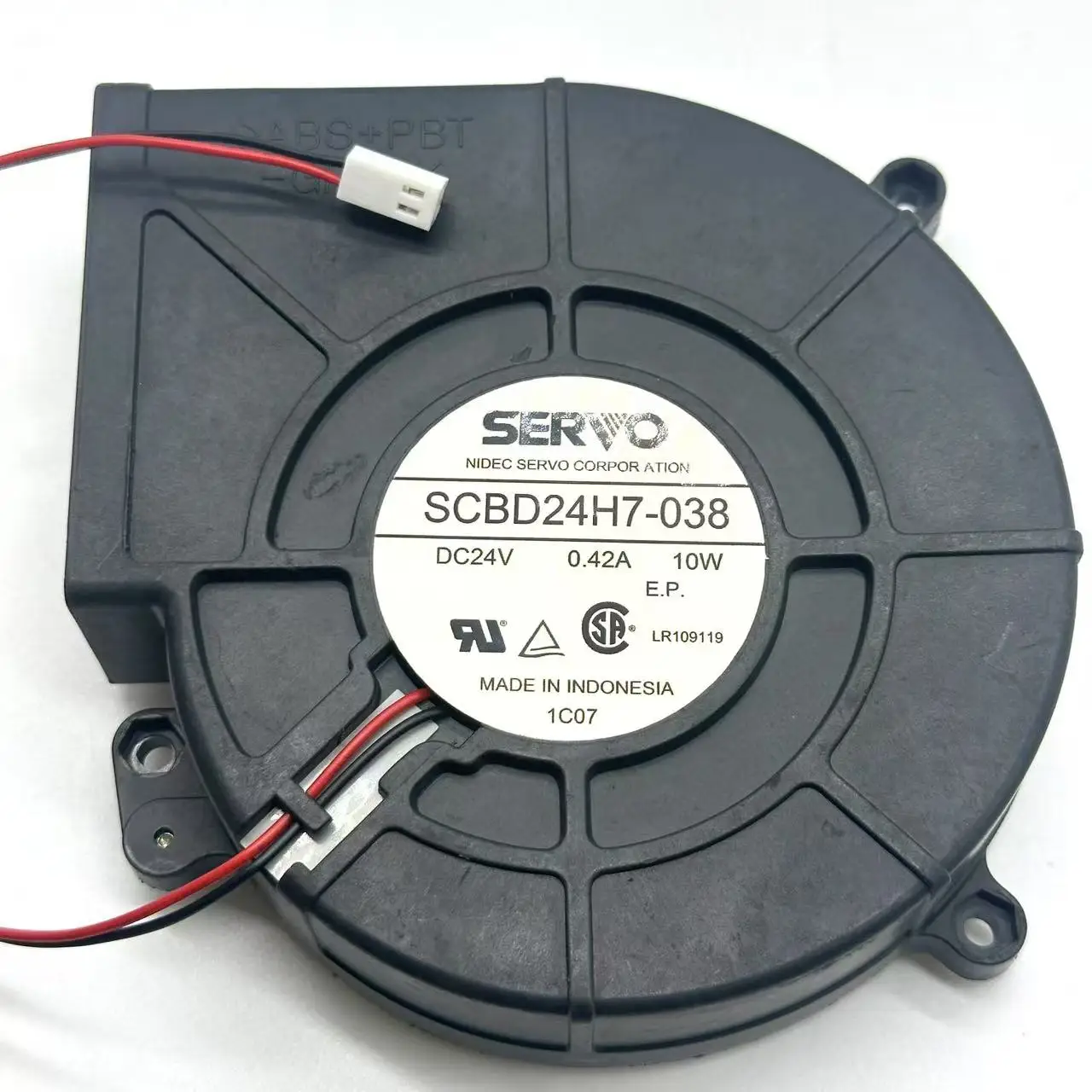 

SERVO SCBD24H7-038 DC 24V 0.42A 120x120x32mm 2-Wire Server Cooling Fan