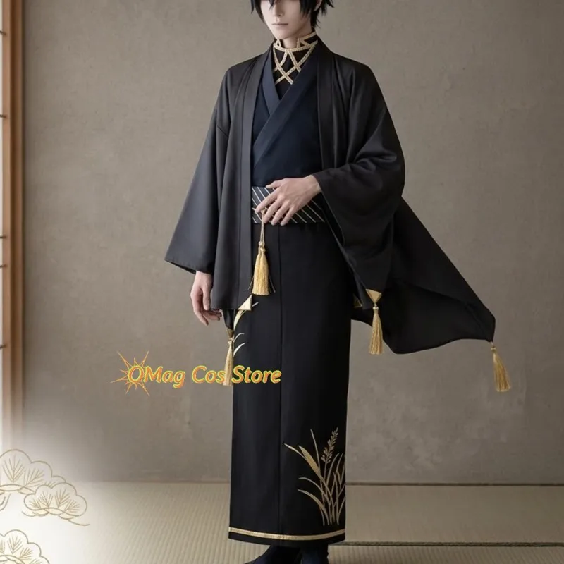 Disfraz de Agente de las Cuatro Estaciones para Adultos, Rosei Kantsubaki Rōsei, Conjunto de Disfraces de Cosplay con Peluca, Atuendos Sexys de Agente, Kimono Japonés