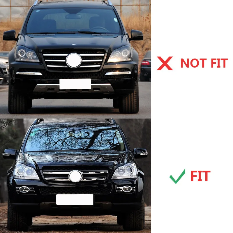 

Silver/Black Upper Bumper Hood Mesh Racing Grill Grid Front Grille For Mercedes Benz X164 GL-Class GL320 GL450 2007-2009
