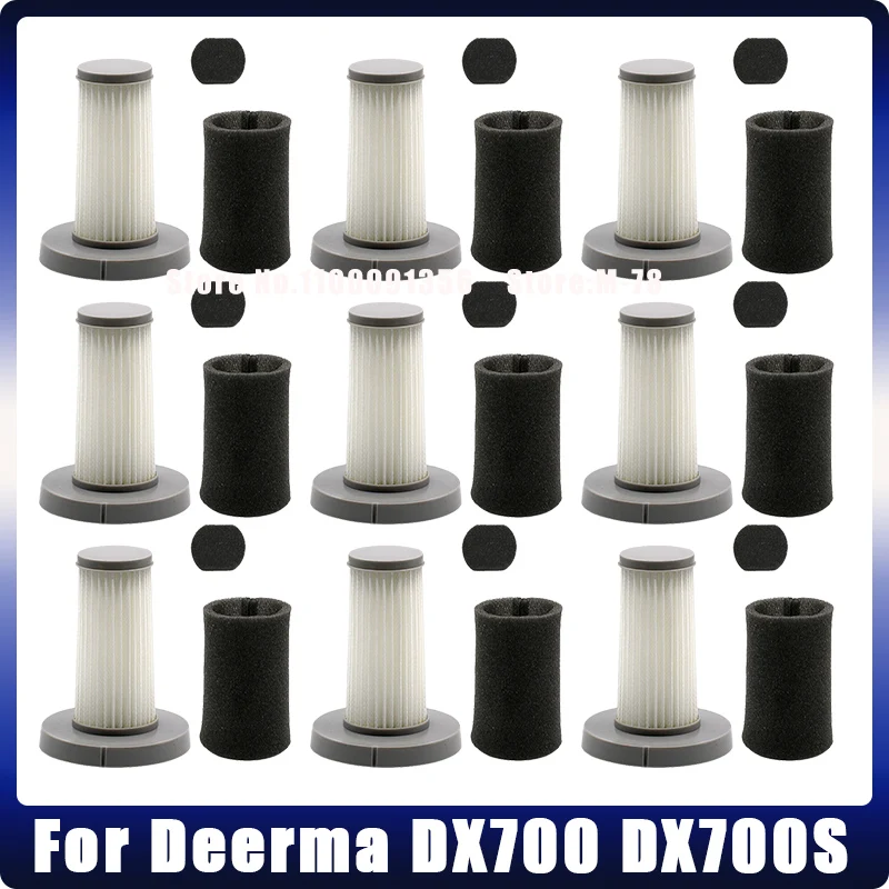 HEPA Filter Replacement For Xiaomi Deerma DX700 DX700S Vacuum Cleaner HEPA Filter Cleaning Brush Tool Deep Filtration Spare Part