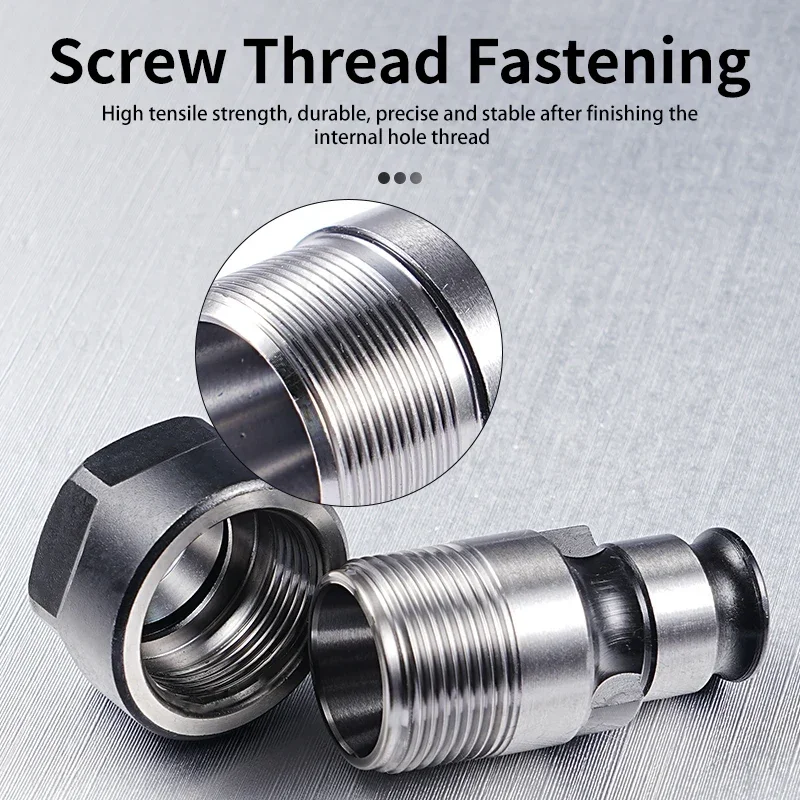 TC820/GT12/GT24 Quick Change Tapping Chuck Holder ER20/ER32 Drill Tap Adapter for CNC Tapping Machine Precision Threading