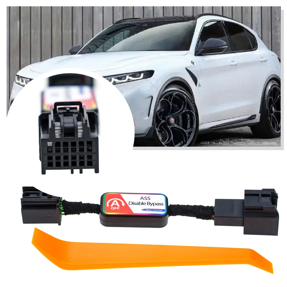 

Auto Start Stop Delete/Eliminator/Disabler Device Harness deactivator for 2016 2017 2018-2024 Alfa Romeo Giulia 952 Stelvio 949