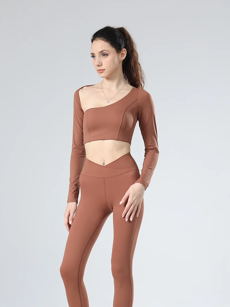 New Running Women's Set Professional Fitness Suit Shockproof Wrap Naked Pilates Instagram Flat Replacement