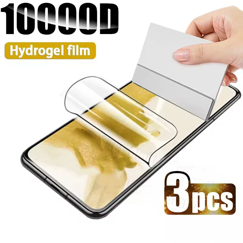 3Pcs Hydrogel Film For Sharp Aquos Sense8 R8s V7 Plus R7s Wish3 R8 Pro Basio Active Screen Protector