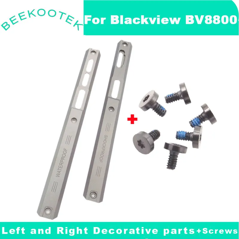 

Original Housing Left And Right Decorative Parts Side Metal Frame With Screws Accessories For Blackview BV8800 BL8800 Pro Phone