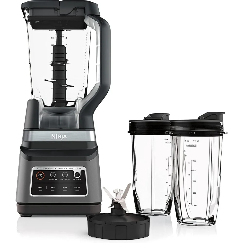 

Blender 1400 Peak Watts, 3 Auto-IQ Programs for Smoothies, Frozen Drinks & Nutrient Extractions, 72-oz.