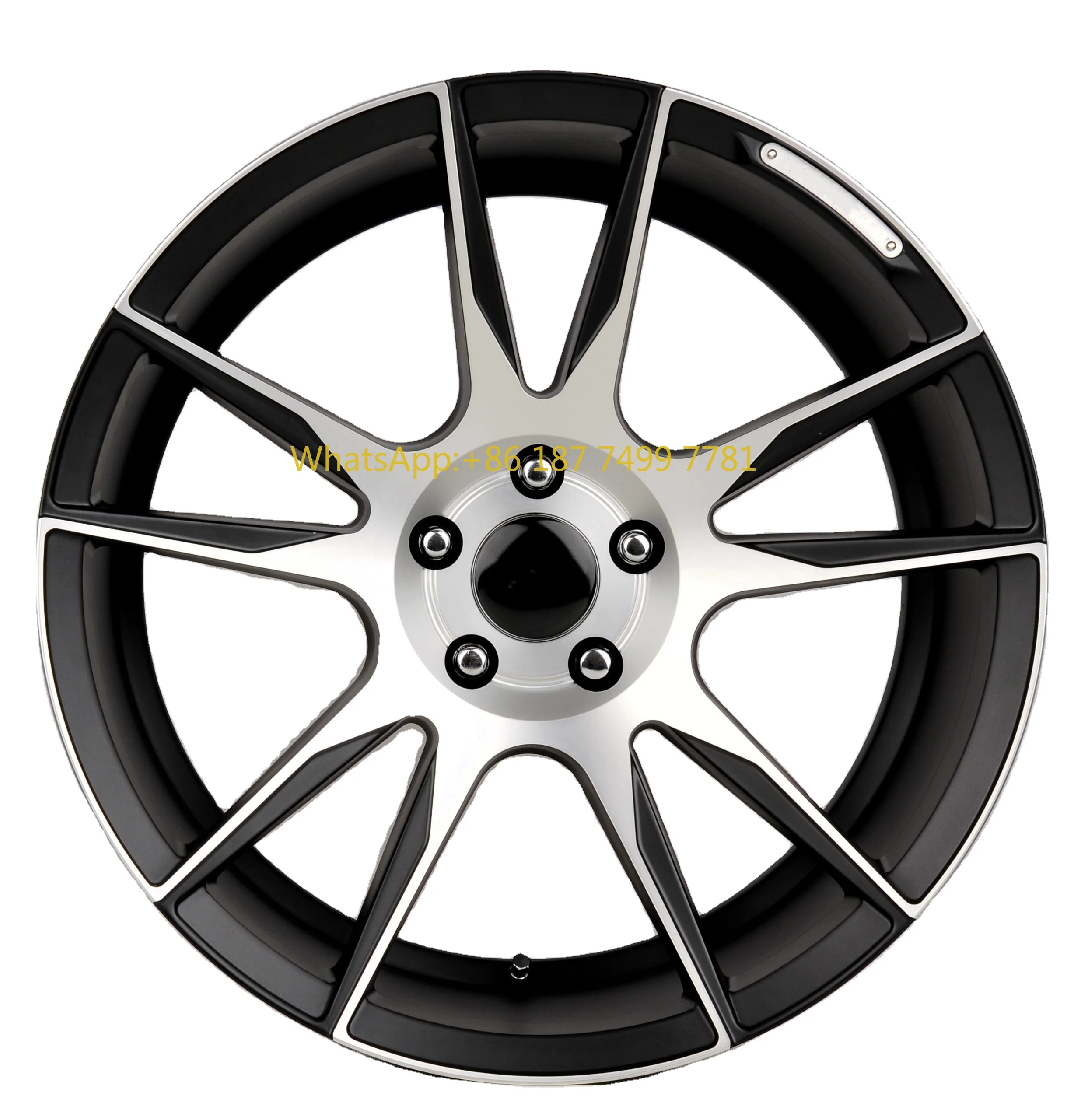 

SYAC High Performance 18-22 Inch New Black Machined Surface Forged Aluminum Alloy 5-hole High-quality Rims