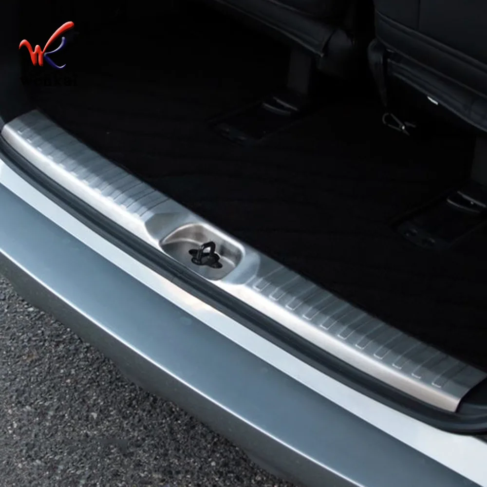 Car Rear Bumper Trunk Door Sill Plate Stainless Steel For 2020 Mitsubishi Delica Accessories