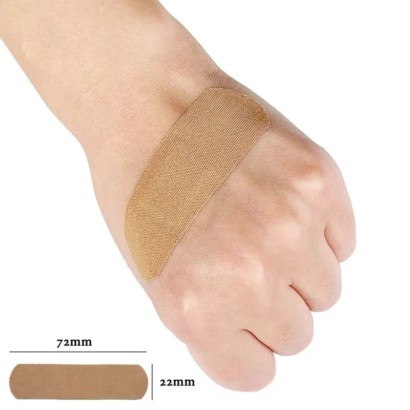 20/50/100Pcs Medical Band-Aid Travel Outdoor Camp Emergency Kits First Aid Elastic Wound Adhesive Plaster Breathable Skin Home