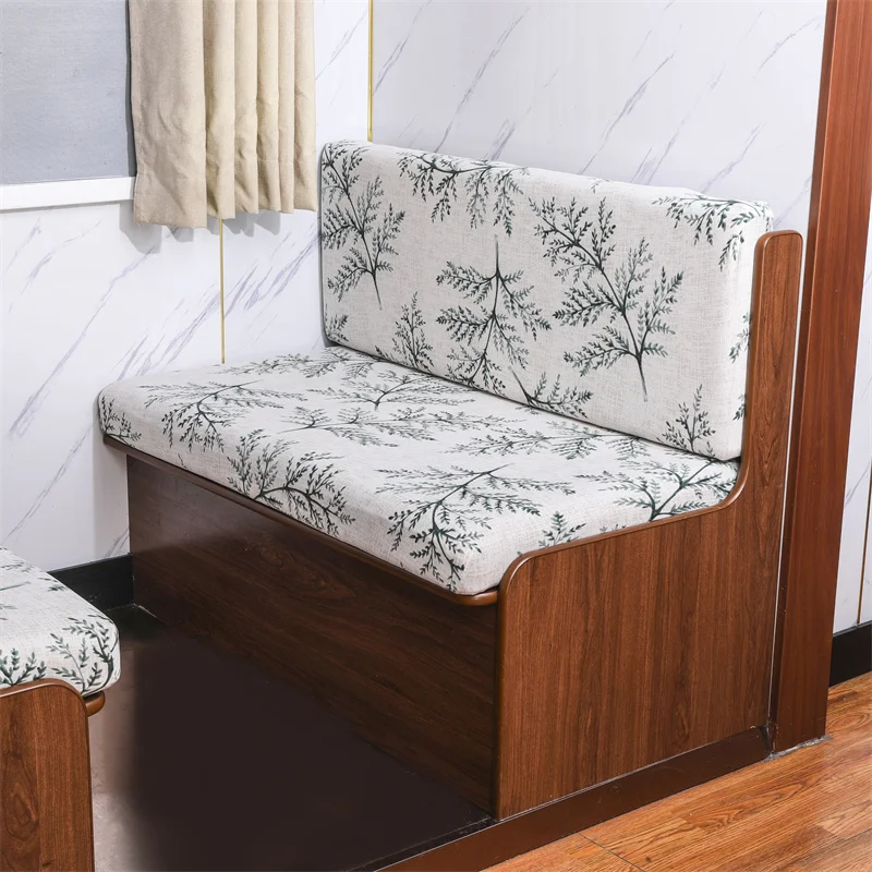 Neue 2-teilige RV-Dinette-Sitzkissenbezüge, RV-Blumenmuster-Sofabezug, elastisch, waschbar, Ersatz-Camper-Sofa-Stuhl-Schutz