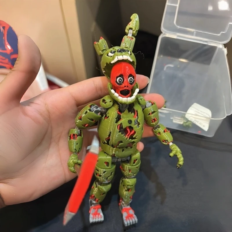 Cinque notti stampate in 3D al Harem 3 Springtrap T13 Action Figure Nave rimovibile multi-giunto entro 30 giorni