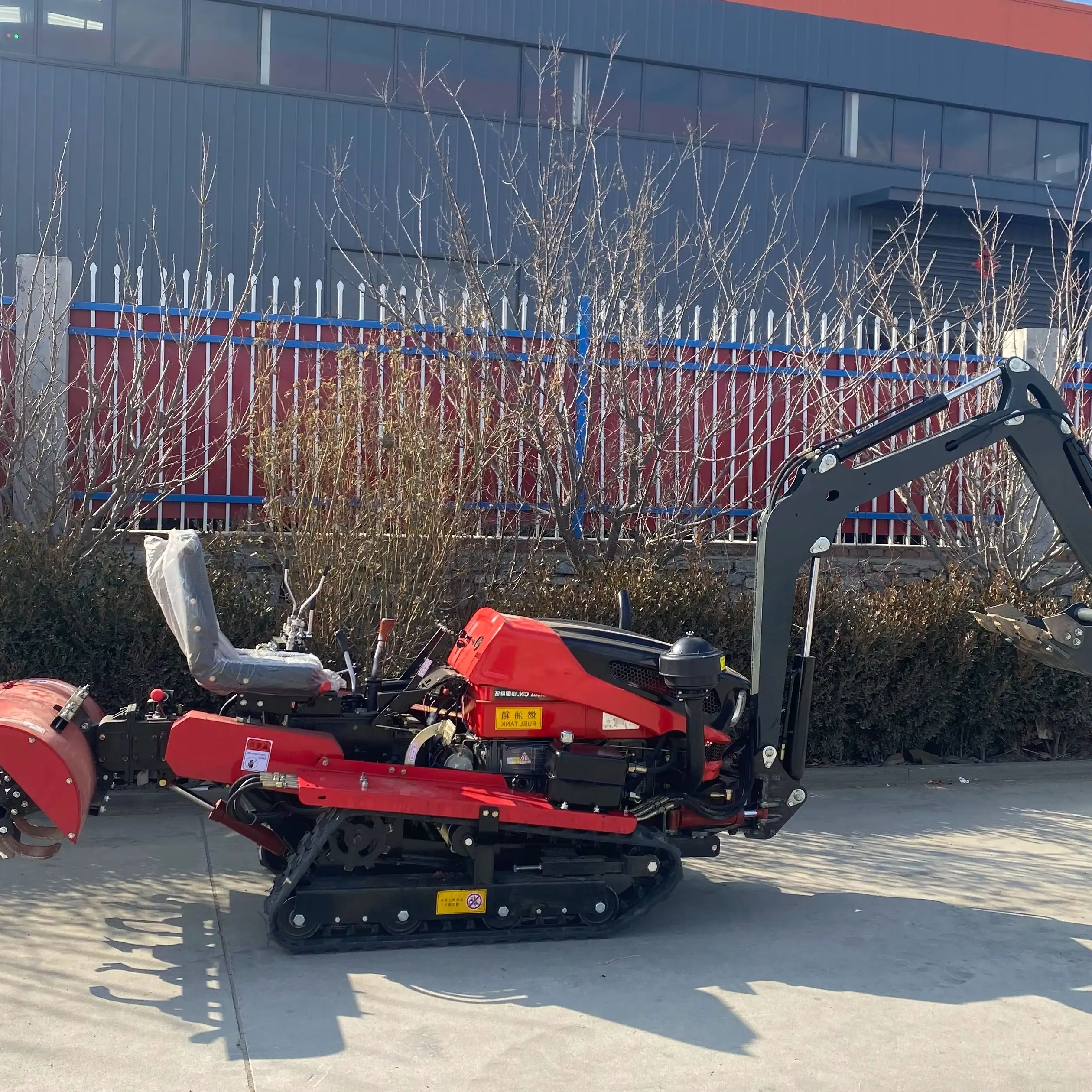 Customized 50HP Crawler Tractor Stubble Cleaning Straw Returning Ditching Ridging Bed Shaping