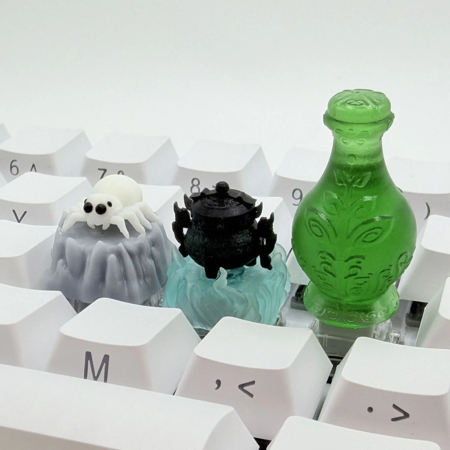 1pcs Creative Ancient Style Keycap 3D Stereo Resin Personalized Keycaps for MX Mechanical Keyboards