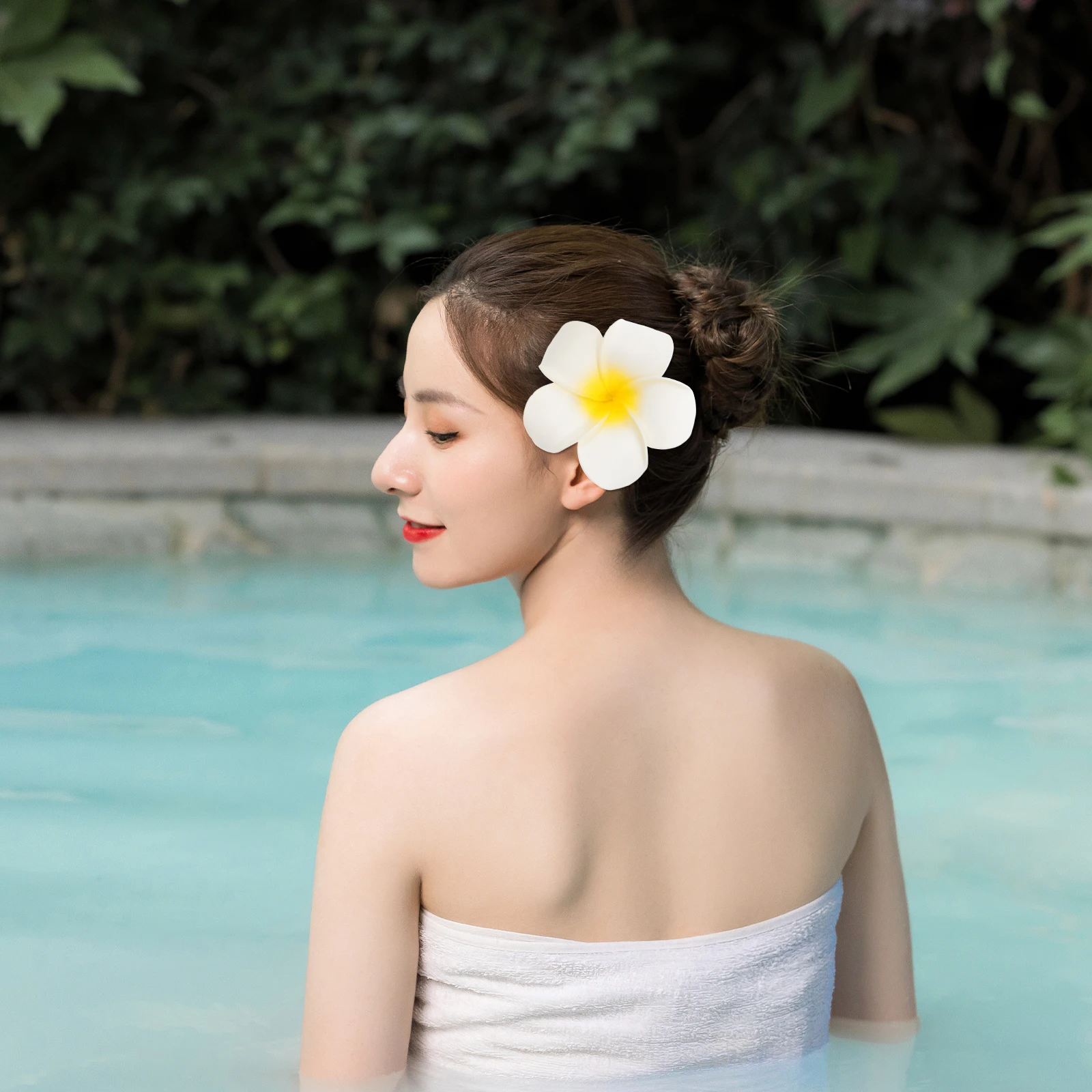 

20 Pcs Decorate Artificial Flower Hairpin Bridal Accessories for Barrettes Plumeria