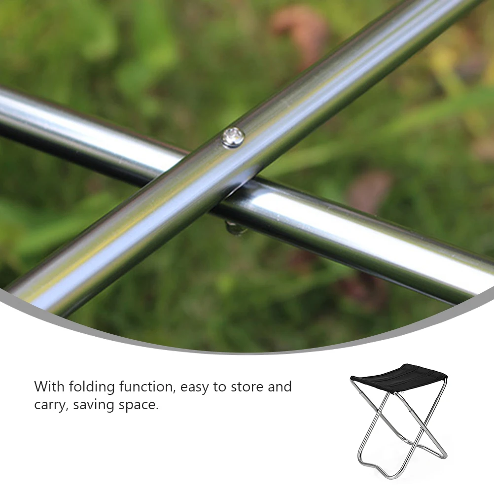 

1Pcs Portable Fishing Stool Outdoor Folding Chair Aluminum Alloy Camping Picnic Beach Seat Folding Chair