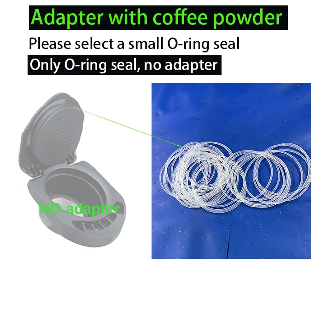 Dolce Gusto Kaffeeadapter Nur O-Ring-Gummidichtung O-Ring Kaffeemaschine Kapselzubehör inklusive Adapter
