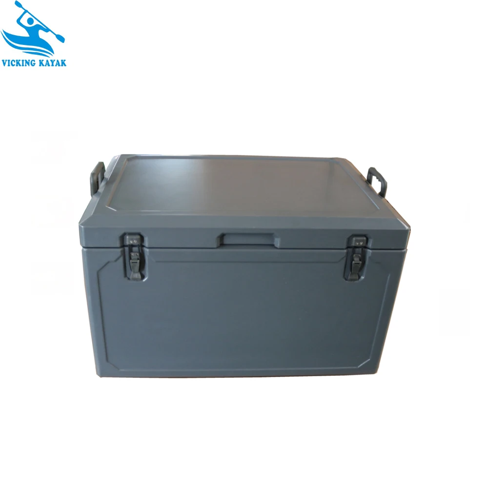 Portable 68L PE Insulated Cool Box For Camping Fishing & Travel Leak-Proof Thermal Cooler For Food Wine & Cans With Custom Logo