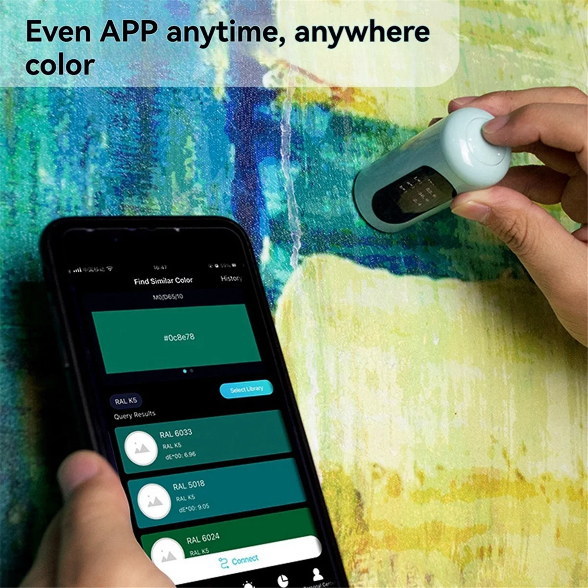 ABLG CR20 Colorimeter High-Precision Paint Fabric Coating Tester Colorimeter Spectrophotometer Colorimeter