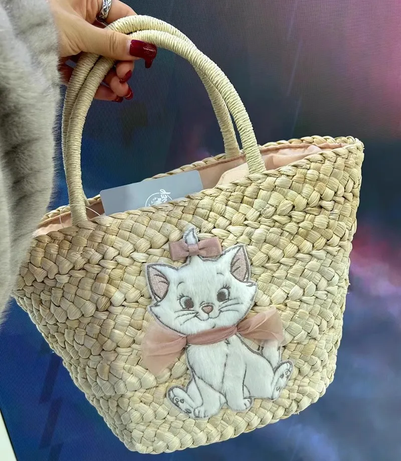 New Disney Marie Cat  women Handbag Handmade  Storage Gift