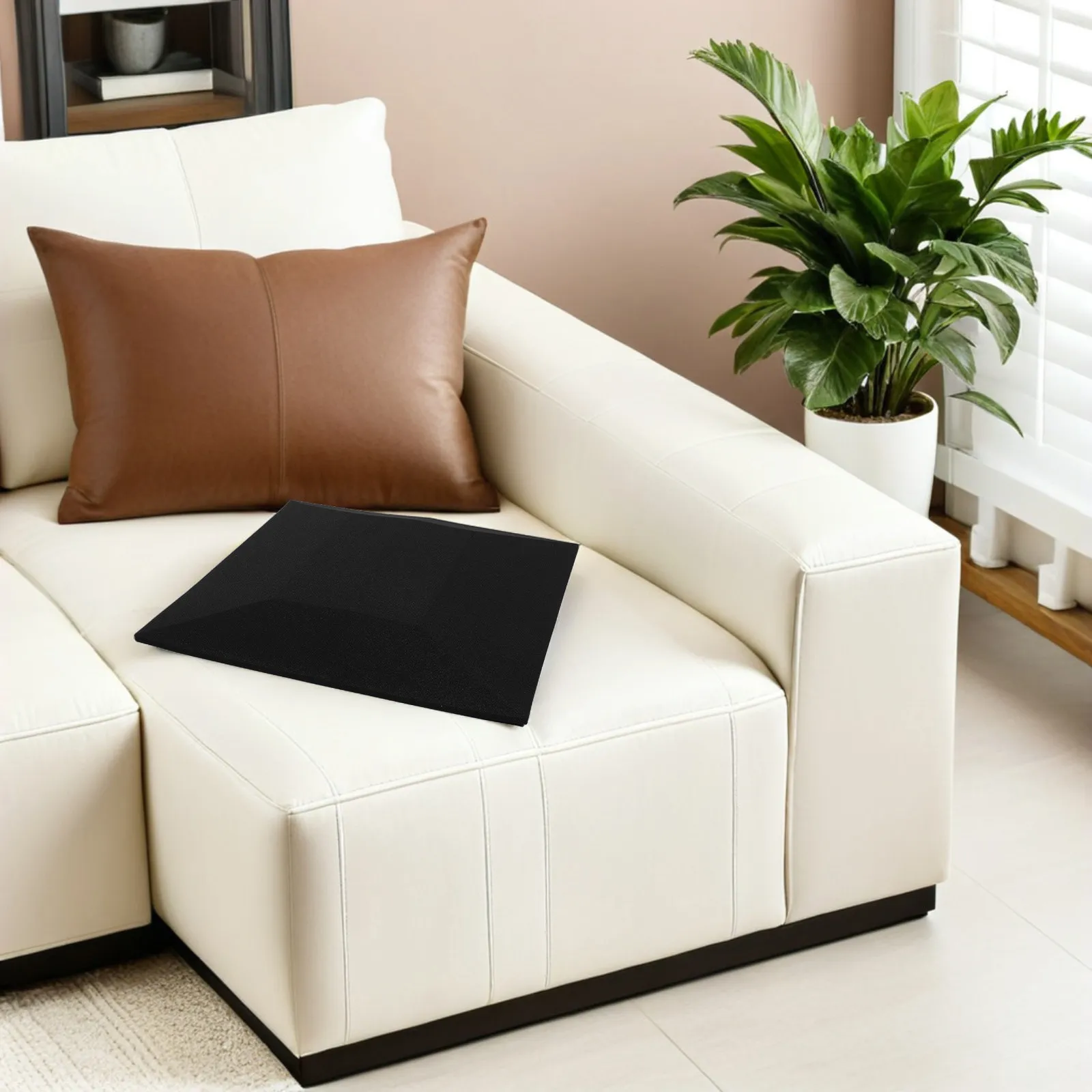 Couch Cushion Support Sponge Insert 20.3 X 20.3 Trapezoid Sofa Cushion Support for Sagging Couch Seats Furniture Seat Sag Repair
