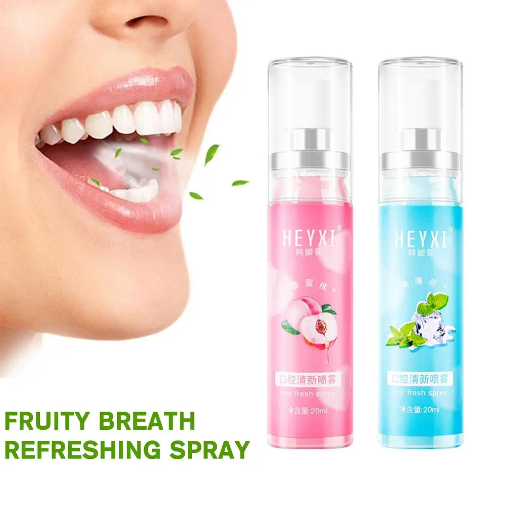 Refreshing Fruity Mouth Spray Long Lasting Refreshing Affordable Spray Mouth Goodby Breath Bad Care Oral X8y0